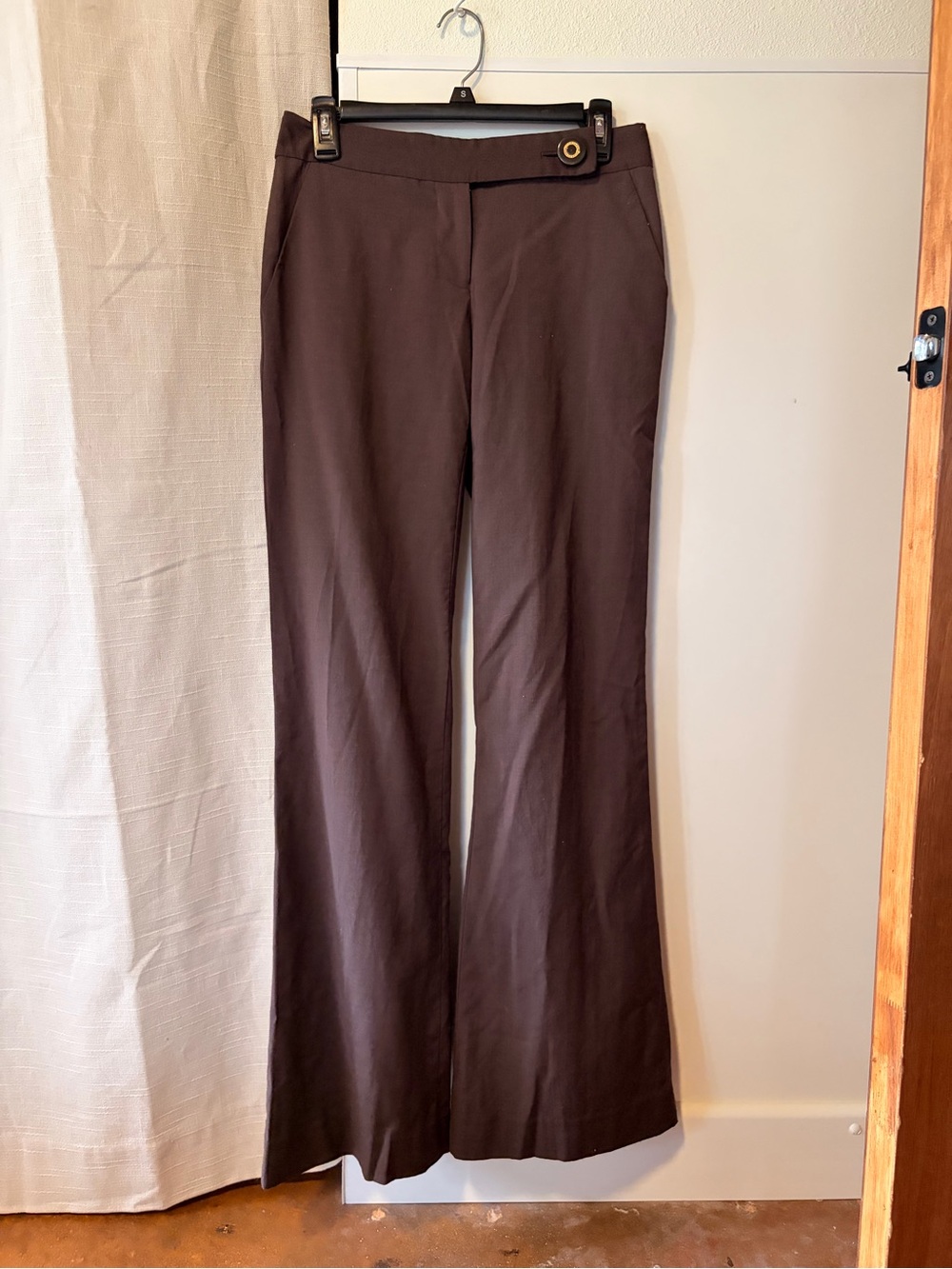 Tory Burch Chocolate Brown Flare Pants